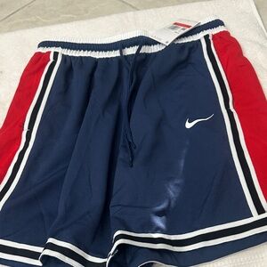 Nike Red and Blue Basketball Shorts